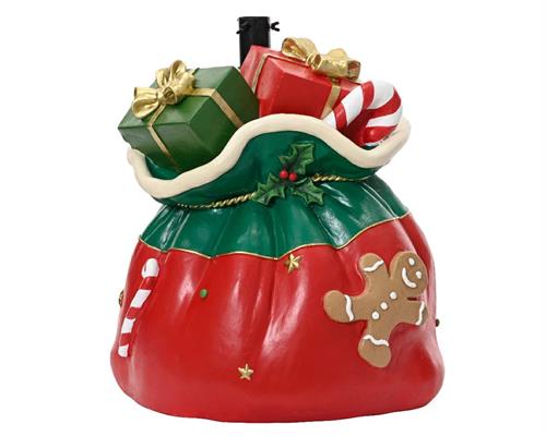 BASE PER ALBERO SACCO REGALI IN POLIRESINA H.47X42X38 CM