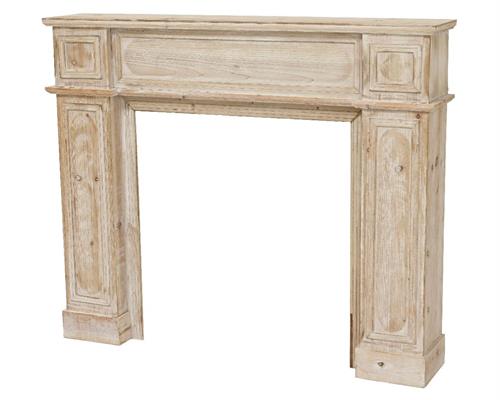 CORNICE IN LEGNO PER CAMINETTO H.101X120X23 CM