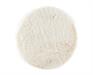 TAPPETO ROTONDO IN PELLICCIA SINTETICA CREMA 38XH.2 CM