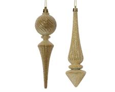 PENDENTE IN POLISTIROLO ORO 19,5X4,8 CM 1 PZ ASSORTITO