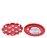 VASSOIO TONDO NATALIZIO DECORO BABBO NATALE 32 CM 1 PZ ASSORTITO