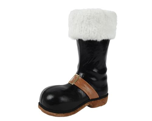 DECORAZIONE STIVALE DI BABBO NATALE CON FIBBIA H.40X31X12 CM