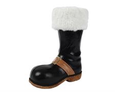 DECORAZIONE STIVALE DI BABBO NATALE CON FIBBIA H.40X31X12 CM