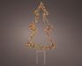 ALBERO DI NATALE IN VIMINI LUMINOSO 100 MICROLED CLASSIC H.62X41