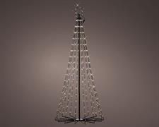 ALBERO LED BASE IN FERRO 265 LED MULTICOLOR H.180X80CM