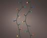LUCI DI NATALE 192 LED MULTICOLOR CAVO VERDE 14,3 MT A BATTERIE