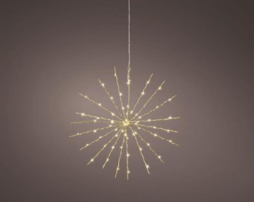 STELLA POLARE ORO 70 MICOLED BIANCO CALDO 30 CM A BATTERIE