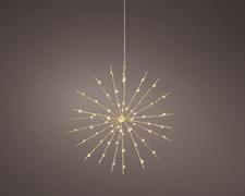 STELLA POLARE ORO 70 MICOLED BIANCO CALDO 30 CM A BATTERIE