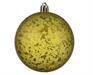 PALLINA DI NATALE VERDE OLIVA 8 CM