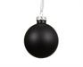 PALLINA DI NATALE IN VETRO OPACO NERA 15 CM