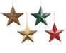 PENDENTE NATALIZIO STELLA IN FERRO 21X2,8 CM ASSORTITA
