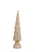 CONO DECORATIVO CON STRASS H.46 CM