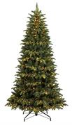 ALBERO DI NATALE 210 CM PARCO LUMINOSO 3200 LED BIANCO CALDO