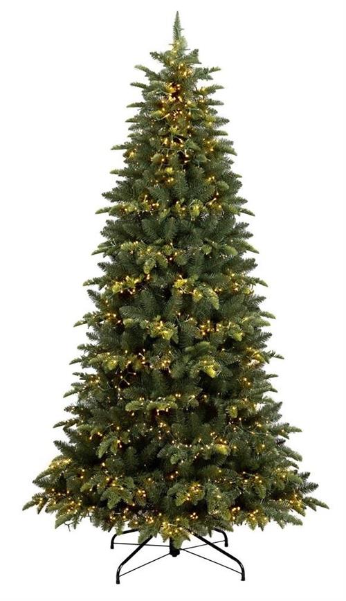 ALBERO DI NATALE 240 CM PARCO LUMINOSO 4700 LED BIANCO CALDO