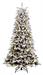 ALBERO DI NATALE INNEVATO 210 CM PARCO LUMINOSO 3200 LED CALDO