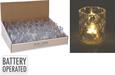 MINI LAMPADA TRASPARENTE LED 6 CM A BATTERIA