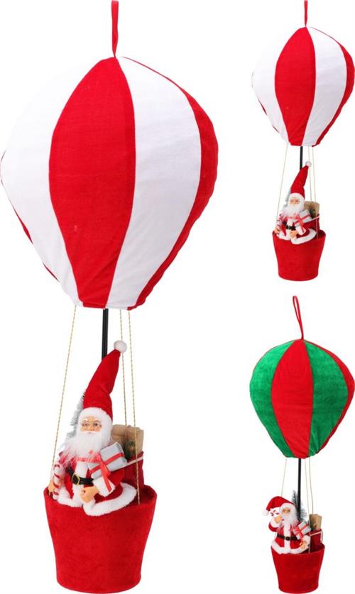 MONGOLFIERA CON BABBO NATALE 40X97CM 1 PZ ASSORTITO