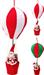 MONGOLFIERA CON BABBO NATALE 40X97CM 1 PZ ASSORTITO
