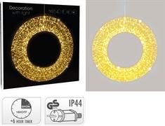 CORONA DI NATALE 1440 LED BIANCO CALDO Ø 50 CM