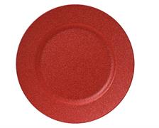 PIATTO DECORATIVO IN PP ORO GLITTER 33 CM
