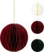 SFERA IN CARTA CON GLITTER 15 CM COLORE ASSORTITO