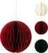 SFERA IN CARTA NIDO D'APE CON GLITTER 25 CM ASSORTITA