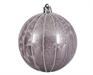 PALLINA DI NATALE ROSA DECORATA 8 CM