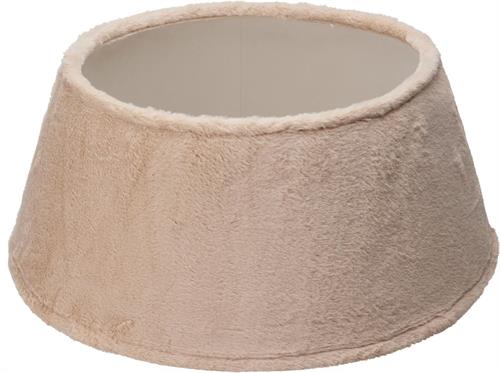 COPRIBASE ALBERO PELLICCIA SINTETICA BEIGE 55 CM
