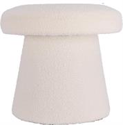POUF TEDDYBIANCO 43X38CM