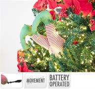 GAMBE ELFO CON MOVIMENTO 35 CM PER ALBERO