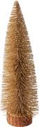 ALBERO ORO CON BASE IN LEGNO 35 CM