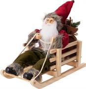 BABBO NATALE SU SLITTA 25 CM