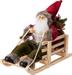 BABBO NATALE SU SLITTA 25 CM