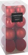 PALLINE DI NATALE ROSSE 16 PZ 8 CM