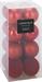 PALLINE DI NATALE ROSSE 16 PZ 8 CM