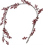 GHIRLANDA BACCHE ROSSE 150 CM