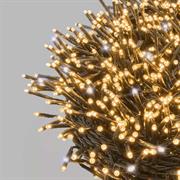LUCI DI NATALE 2000 MINILED BIANCOCALDO+FLASHLED FREDDO 30MT