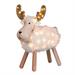 DECORAZIONE NATALIZIA PECORENNA 80LED BIANCO CALDO+MULTI  H.45X3
