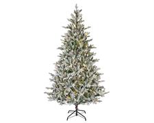 ALBERO DI NATALE INNEVATO 210 CM ALLISON PINE LUMINOSO 430 LED