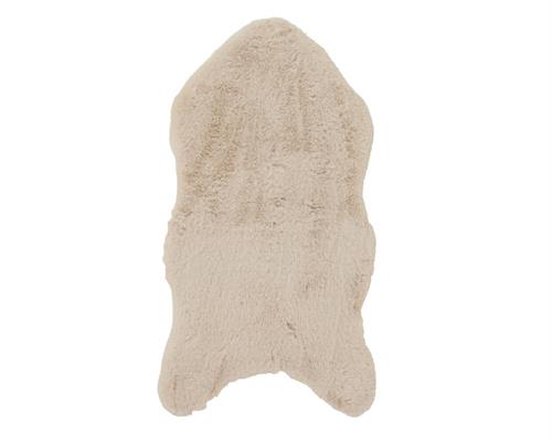 TAPPETO IN PELLICCIA SINTETICA CREMA 50X90XH.2 CM