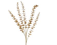 RAMO EUCALIPTO IN PLASTICA ORO H.85 CM