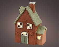 CASETTA LUMINOSA IN MAGNESIO CON LED BIANCO CALDO H.33X15X25 CM