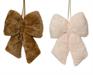 FIOCCO IN PELLICCIA ARTIFICIALE MARRONE / ROSA 23X17X5CM 1 PZ AS