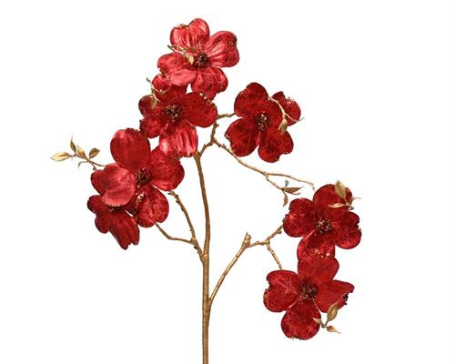RAMO CORNIOLO ROSSO H.90 CM