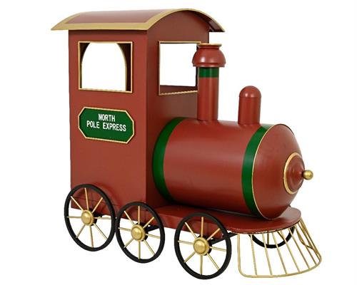 TRENO NATALIZIO IN FERRO H.131X72X142 CM