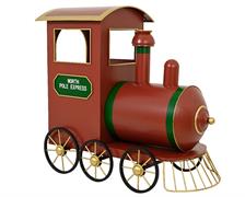 TRENO NATALIZIO IN FERRO H.131X72X142 CM