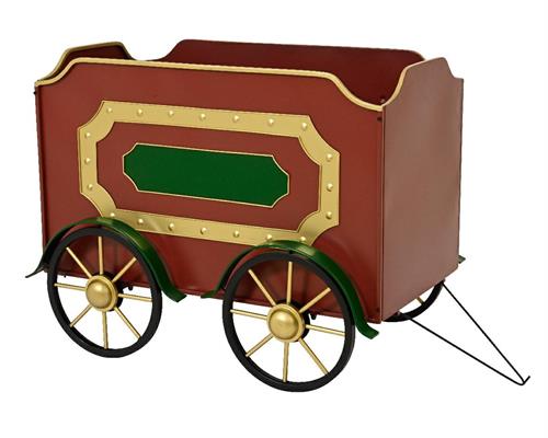 VAGONE TRENO IN FERRO H.70,5X63,5X90 CM