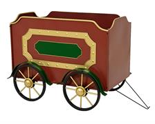 VAGONE TRENO IN FERRO H.70,5X63,5X90 CM