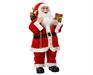 BABBO NATALE CON REGALO VESTITO ROSSO CLASSICO H.80X28X35 CM