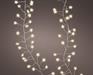 LUCI DI NATALE COMPACT 100 STELLINE BIANCO CALDO CAVO ARGENTO 12